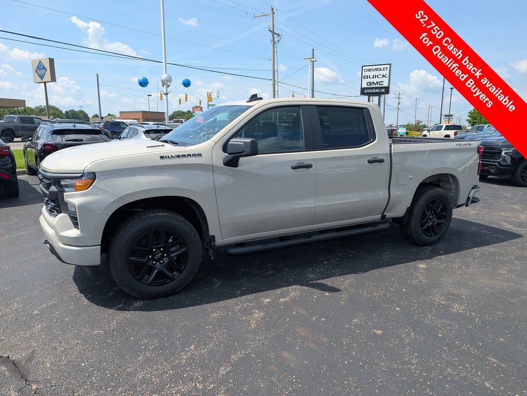 New 2026 Chevrolet Silverado 1500 Custom w/ Turbomax Blackout Package AWD/4WD image 27