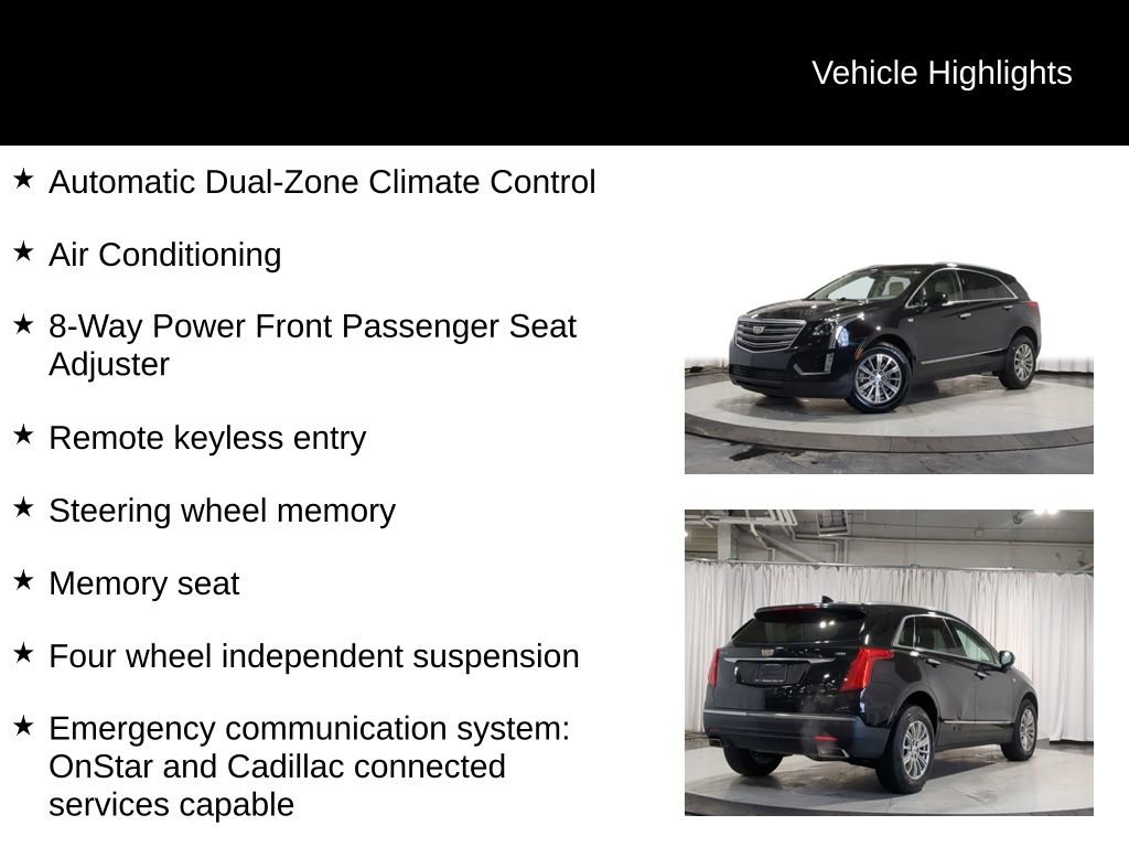 Used 2018 Cadillac XT5 Luxury w/ LPO, Wheel Lock Package FWD image 13