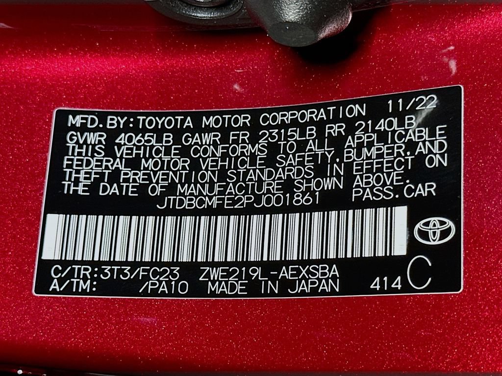 Used 2023 Toyota Corolla SE FWD image 21