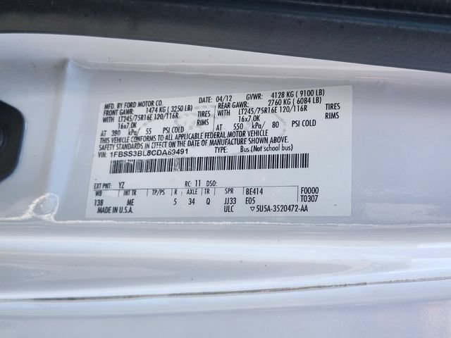 Used 2012 Ford E-350 and Econoline 350 XLT RWD image 31