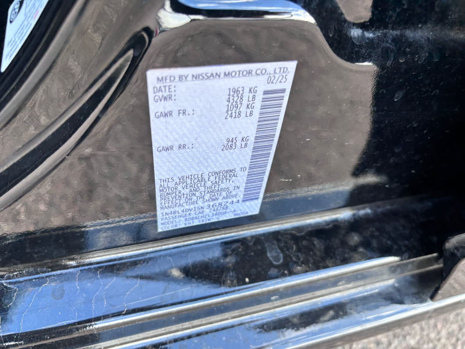 Used 2025 Nissan Altima 2.5 SV FWD image 25