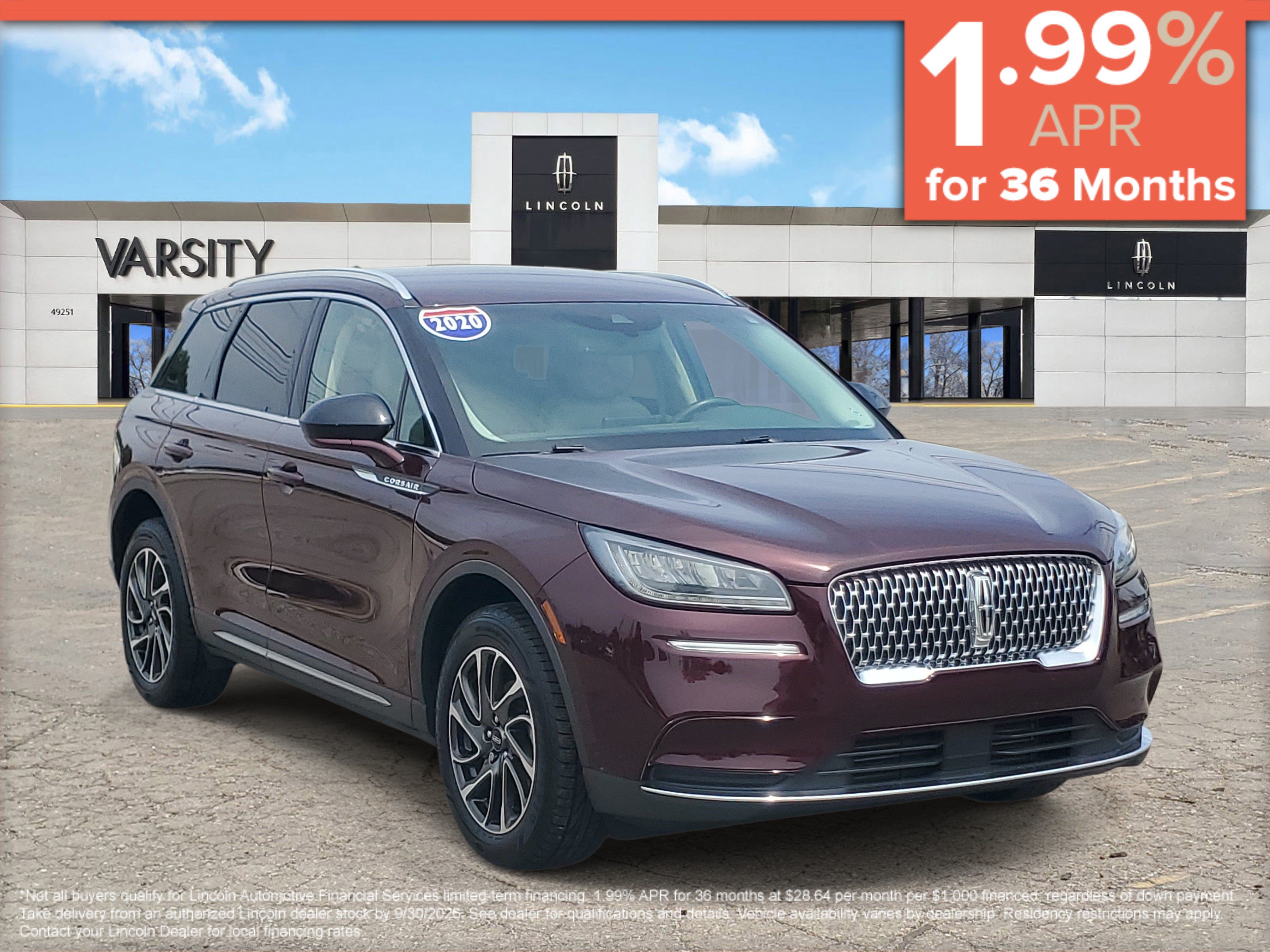 Used 2020 Lincoln Corsair AWD w/ Equipment Group 101A