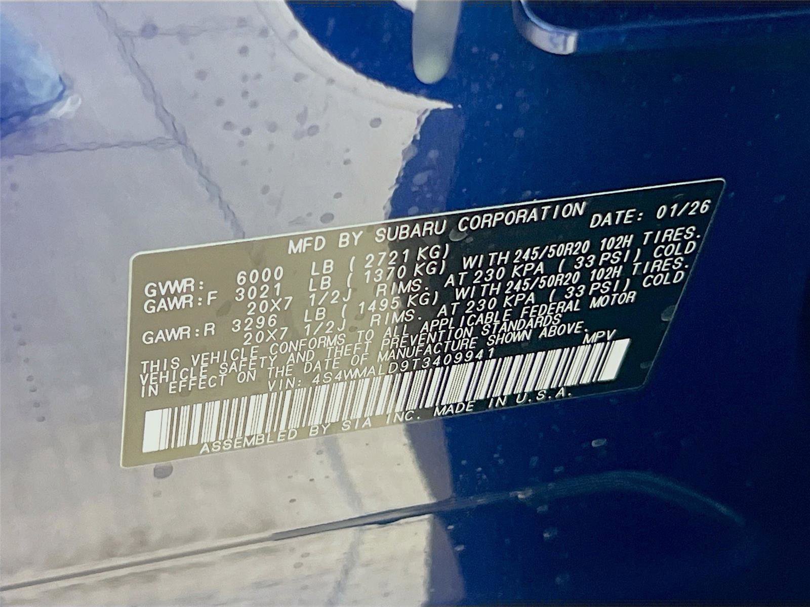 New 2026 Subaru Ascent Bronze Edition image 38