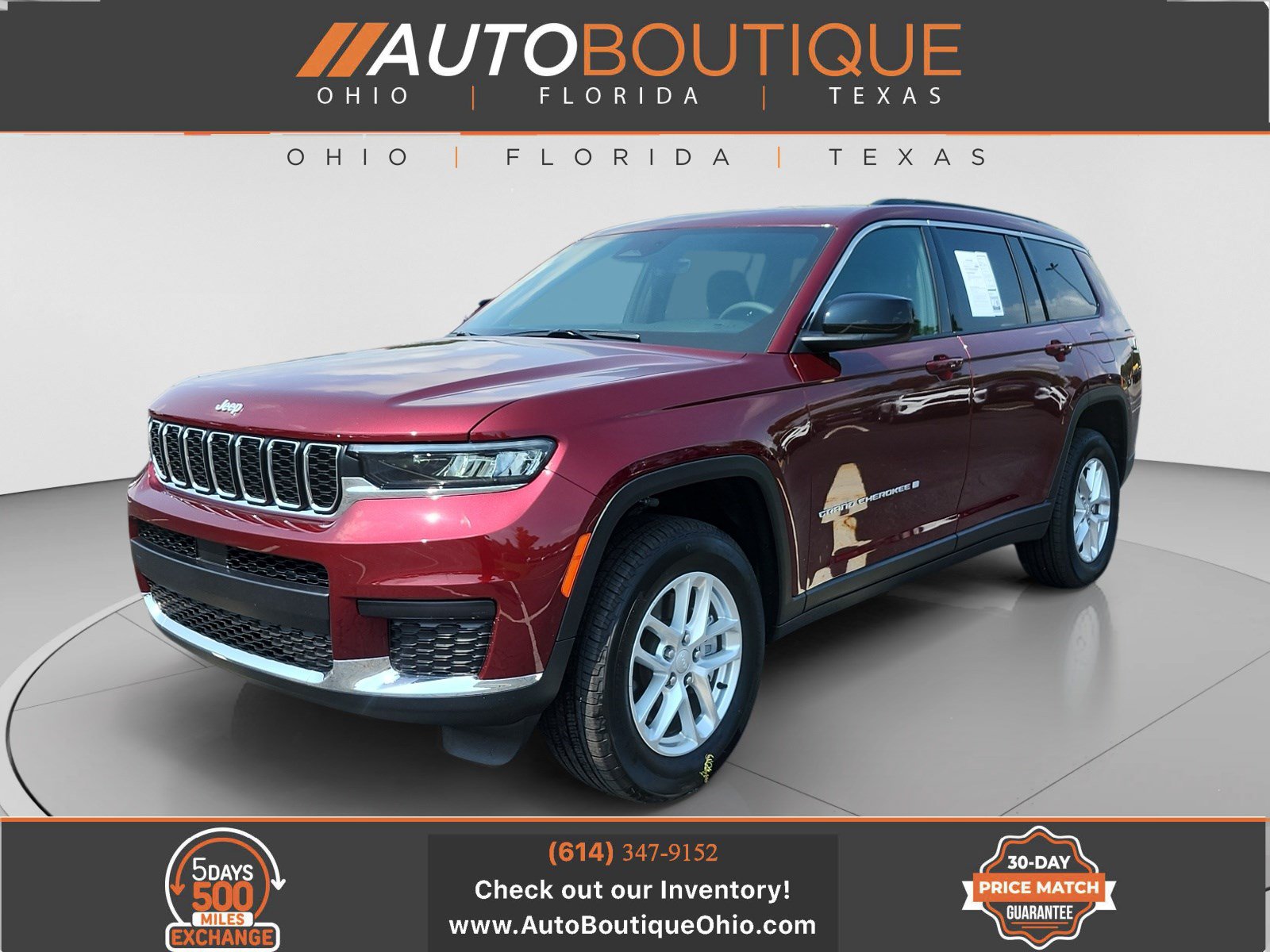Used 2025 Jeep Grand Cherokee L Laredo w/ Luxury Tech Group I AWD/4WD image 1