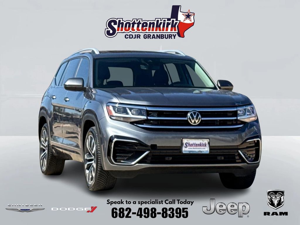 Used 2021 Volkswagen Atlas SEL R-Line w/ MDO Package (Bench Seat)