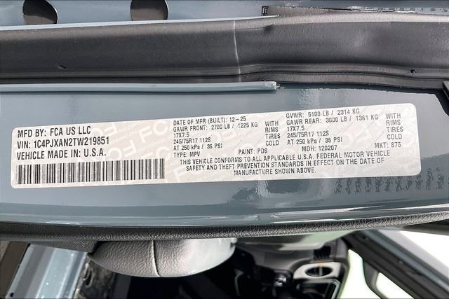 New 2026 Jeep Wrangler Sport S image 12