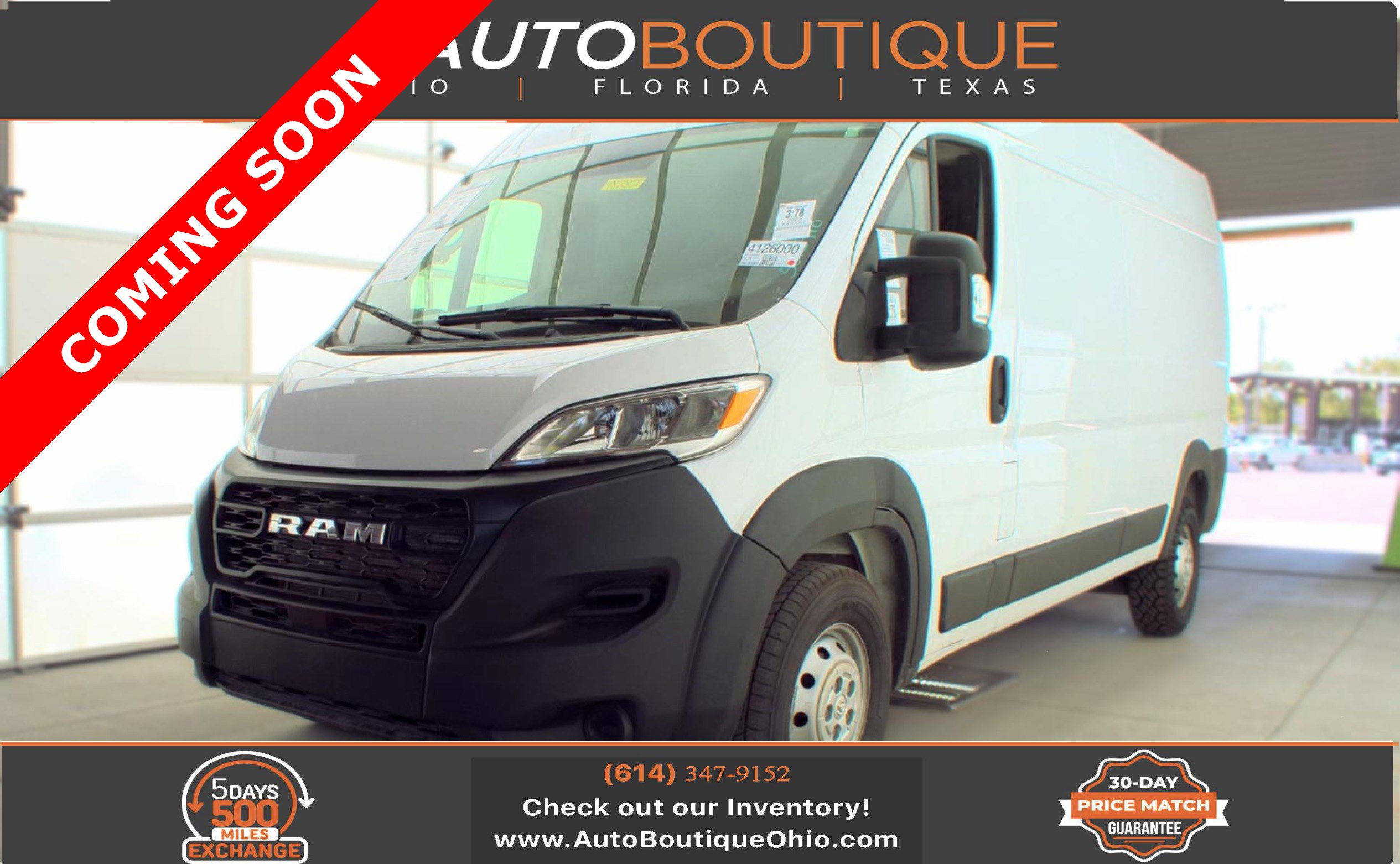 Used 2023 RAM ProMaster 2500
