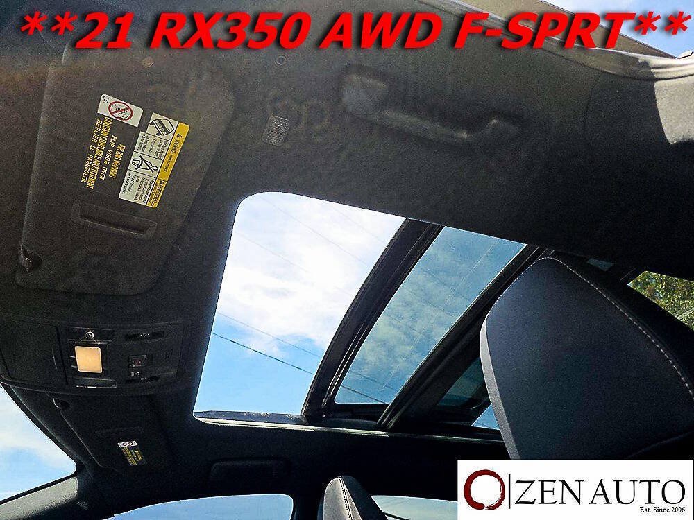 Used 2021 Lexus RX 350 F Sport w/ Cold Area Package (CT) AWD/4WD image 18