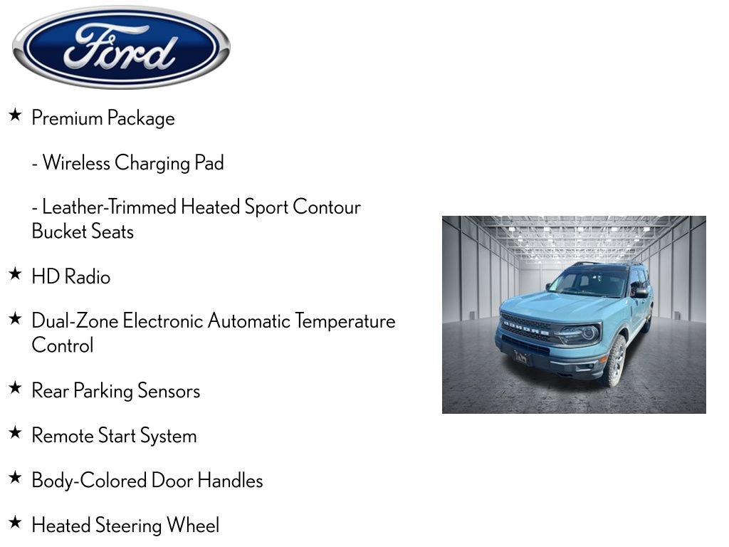 Used 2022 Ford Bronco Sport Badlands w/ Premium Package AWD/4WD image 7