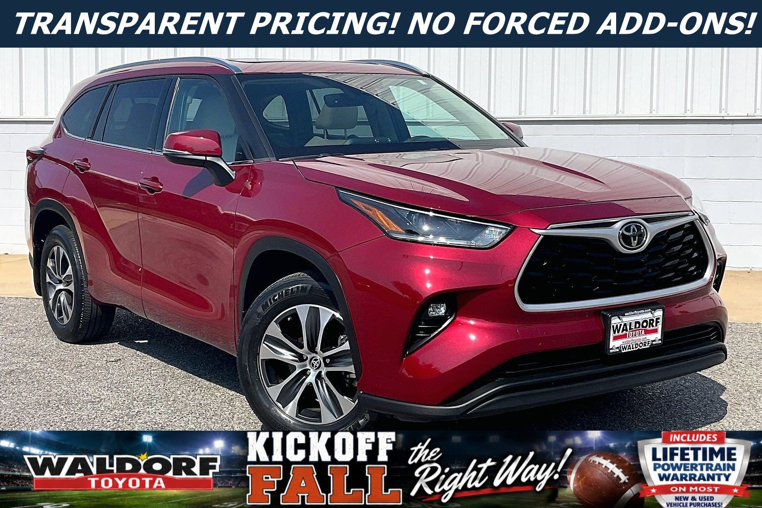 Used 2021 Toyota Highlander XLE AWD/4WD video 1