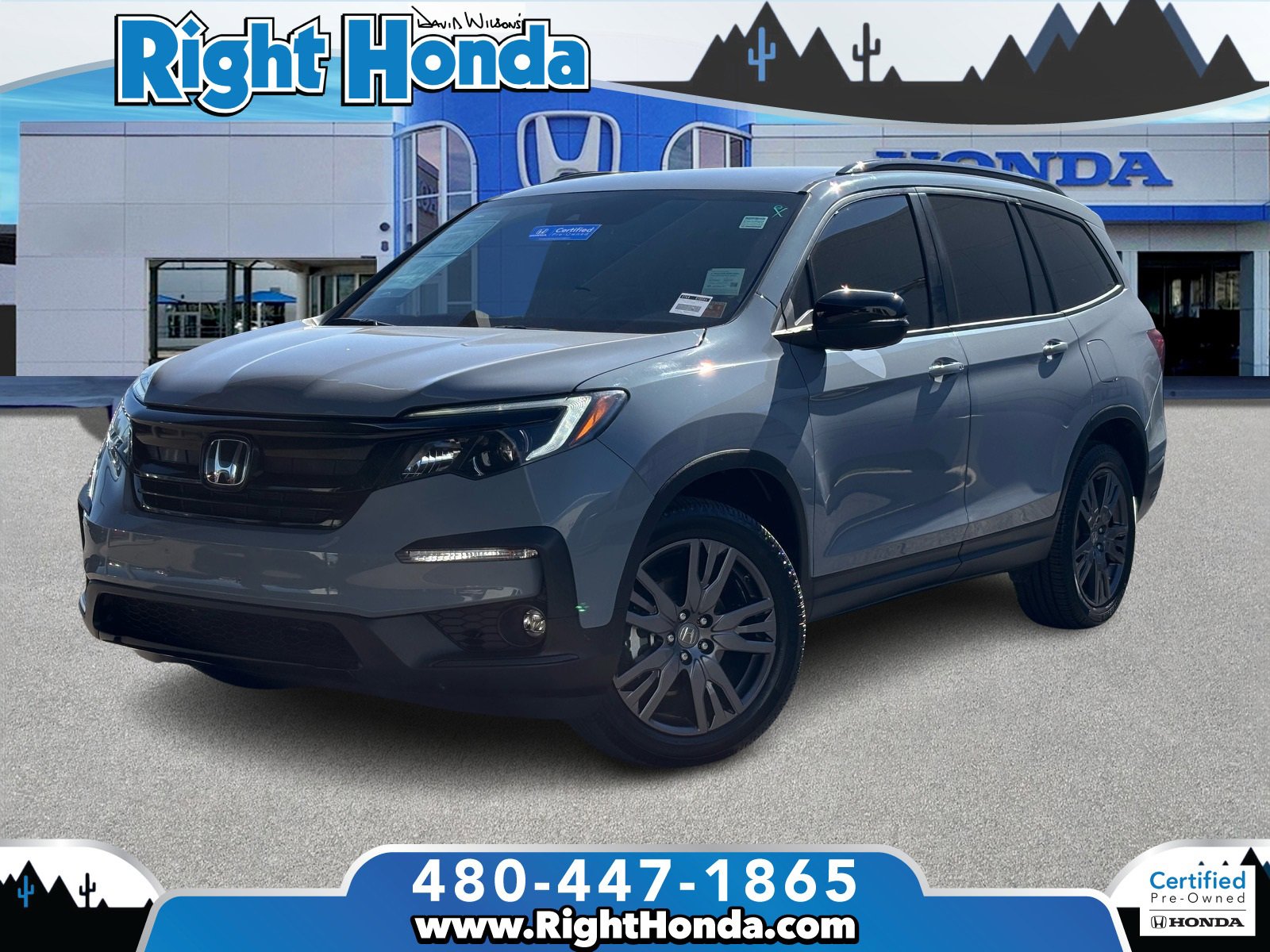 Certified 2022 Honda Pilot Sport