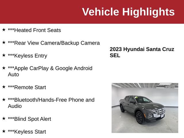 Used 2023 Hyundai Santa Cruz SEL w/ Cargo Package AWD/4WD image 10