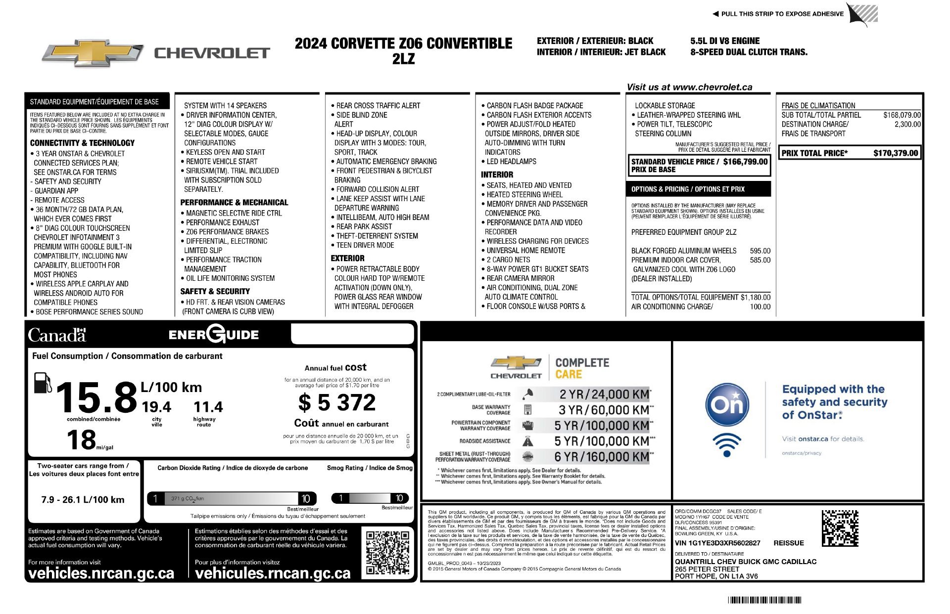 Used 2024 Chevrolet Corvette Z06 RWD image 73