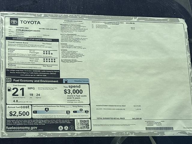 New 2025 Toyota Tacoma SR5 image 18