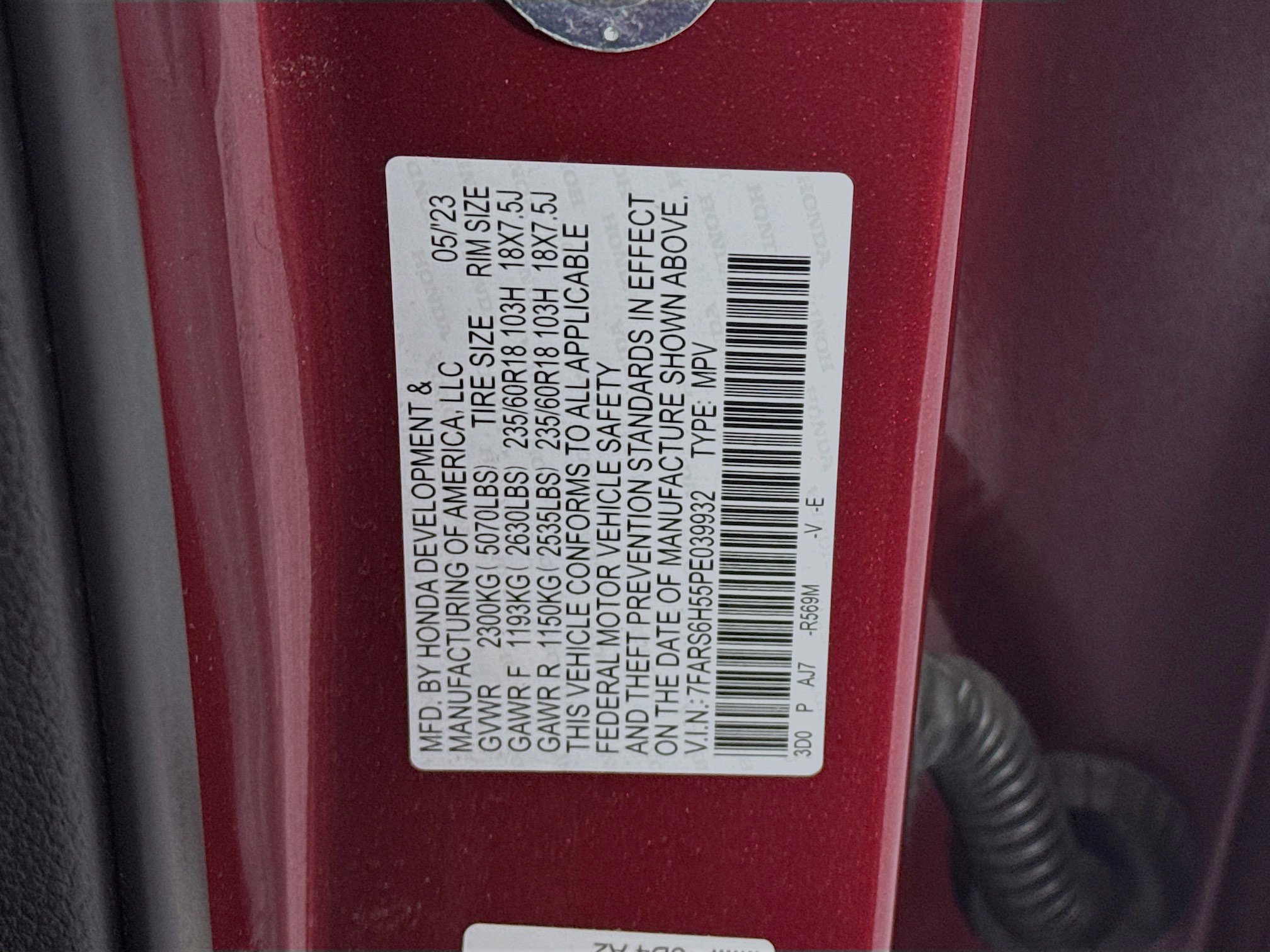 Certified 2023 Honda CR-V Sport image 32