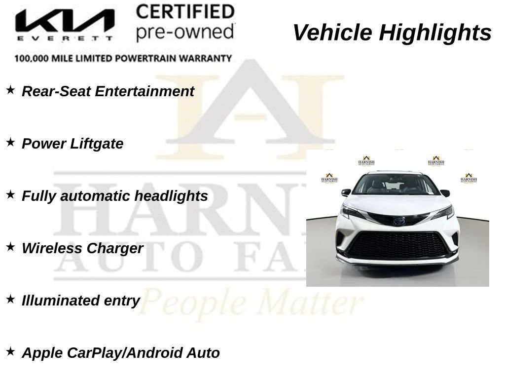 Used 2021 Toyota Sienna XSE w/ XSE Plus Package AWD/4WD image 28