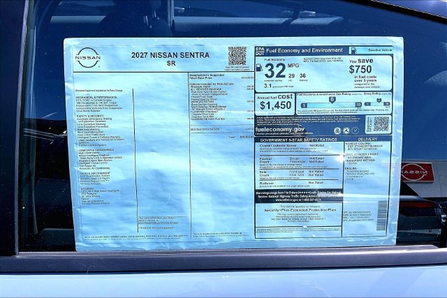 New 2027 Nissan Sentra SR FWD image 13