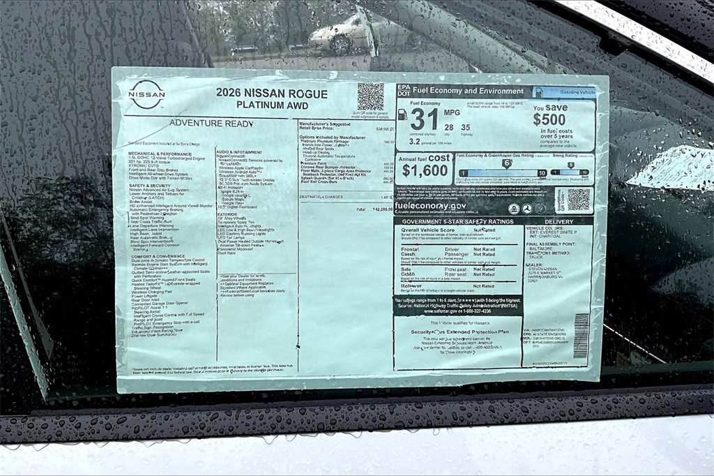 New 2026 Nissan Rogue Platinum image 36