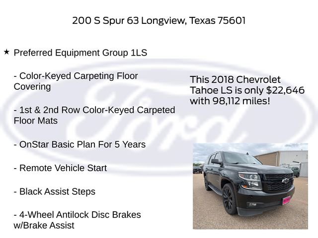Used 2018 Chevrolet Tahoe LS image 10