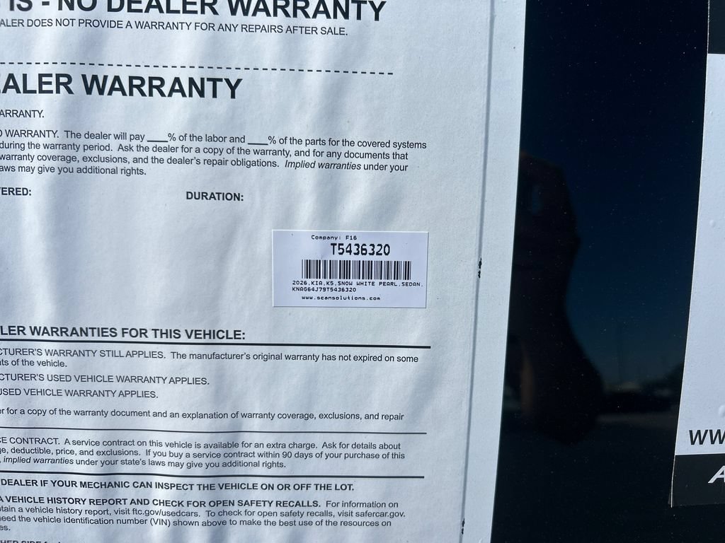 Certified 2026 Kia K5 GT-Line FWD image 24