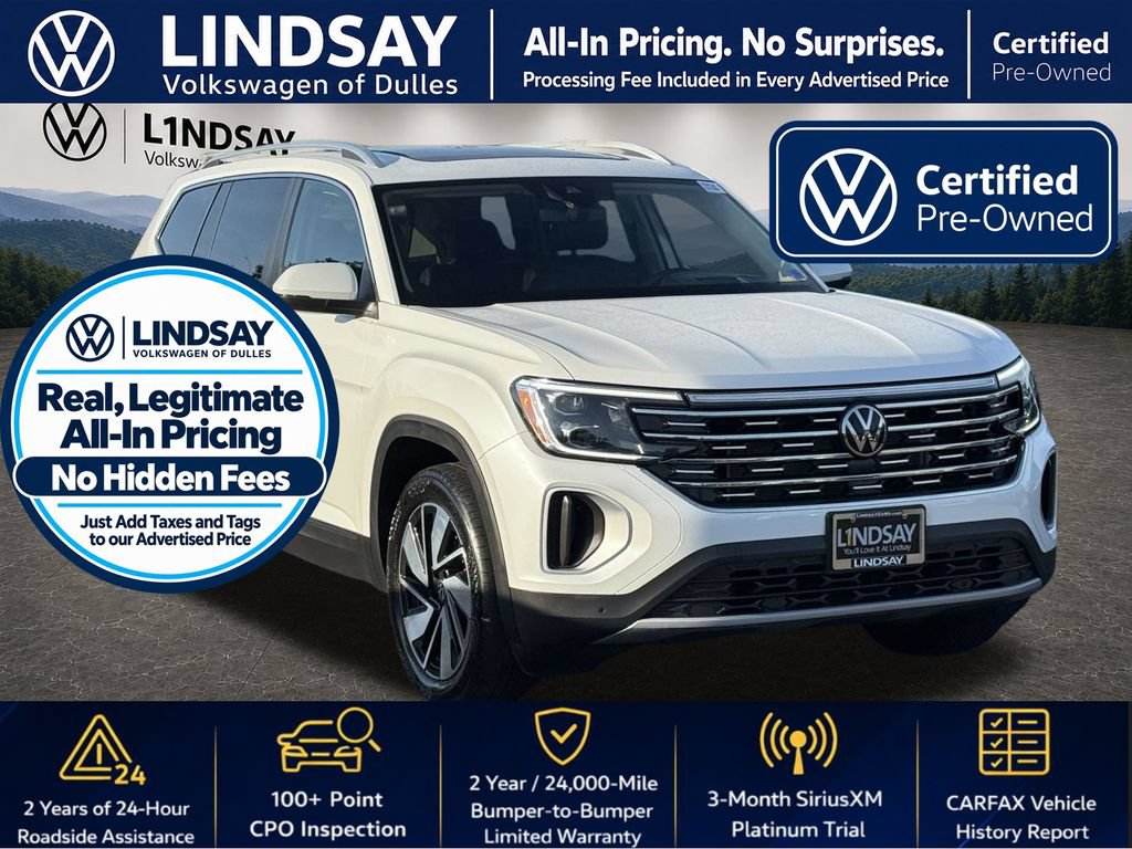 Certified 2024 Volkswagen Atlas SEL