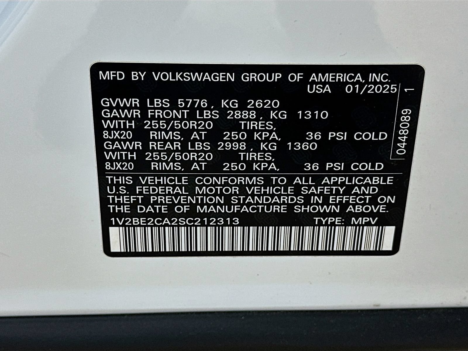 Certified 2025 Volkswagen Atlas Cross Sport SEL AWD/4WD image 49