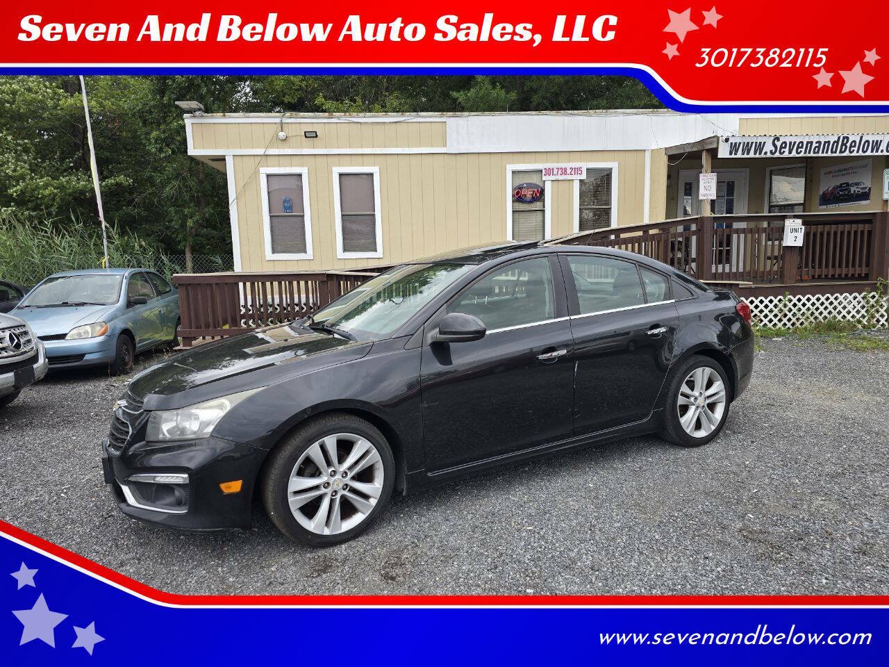 Used 2015 Chevrolet Cruze LTZ w/ Sun, Sound and Sport Package FWD image 1