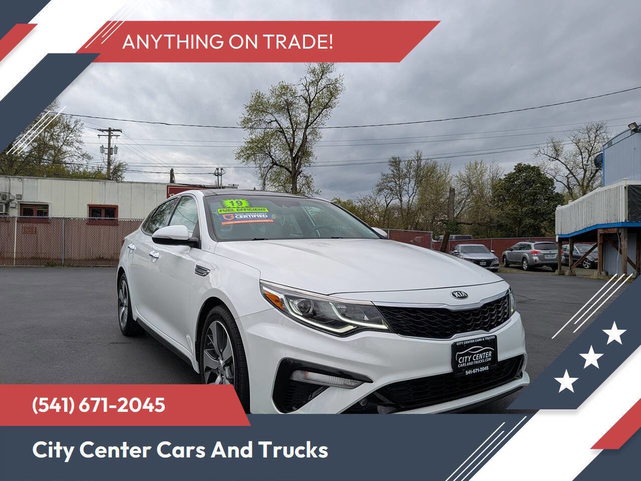 Used 2019 Kia Optima S w/ S Panoramic Sunroof Package