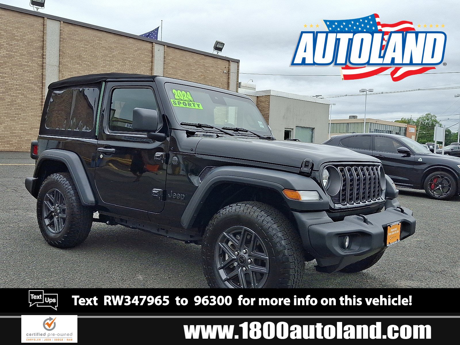 Used 2024 Jeep Wrangler Sport S image 1