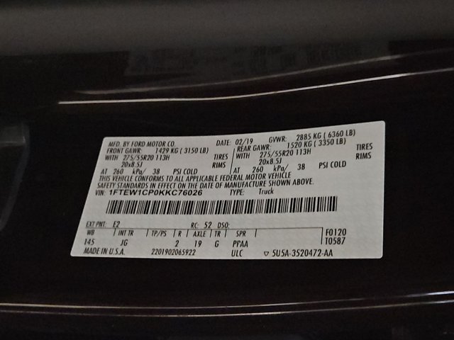 Used 2019 Ford F150 XL w/ Equipment Group 101A Mid RWD image 19