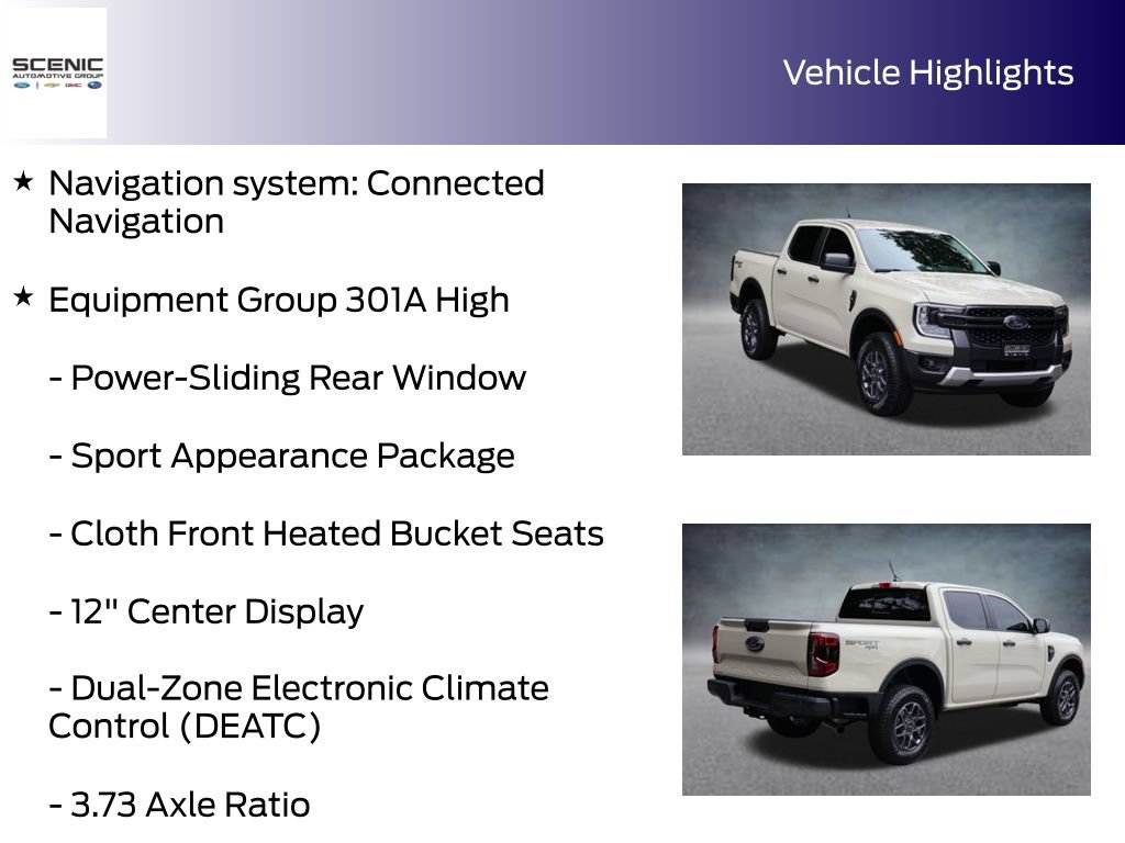 Used 2026 Ford Ranger XLT w/ Equipment Group 301A High AWD/4WD image 5