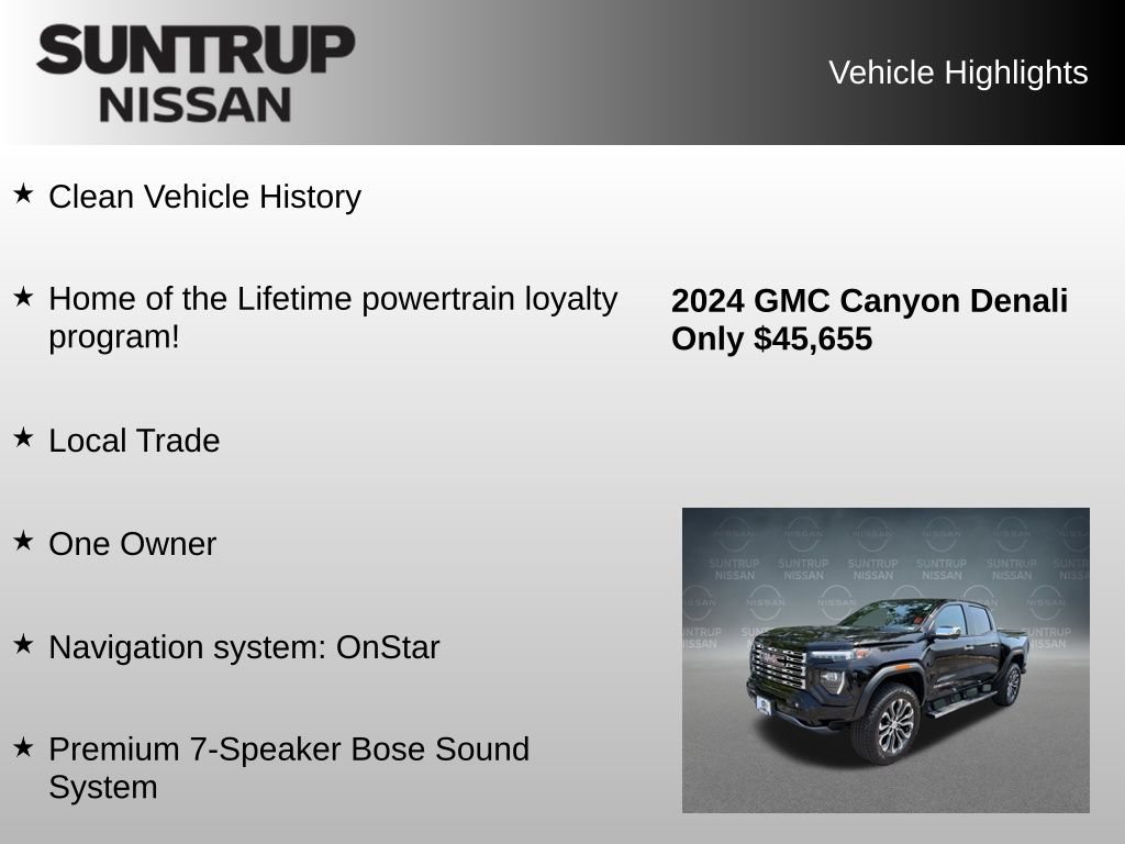 Used 2024 GMC Canyon Denali AWD/4WD image 8