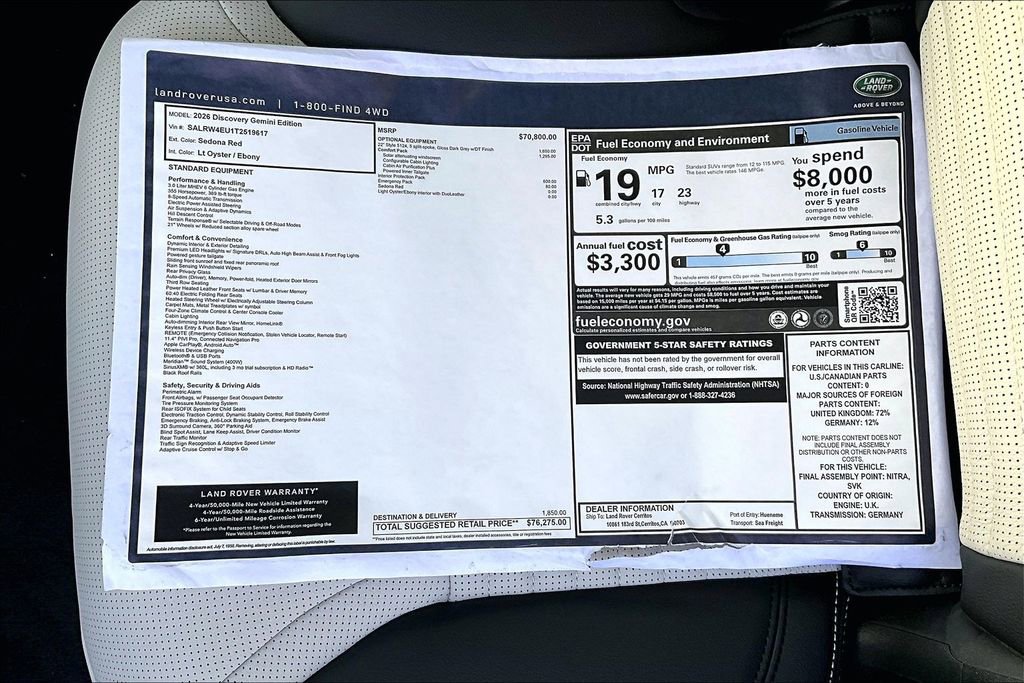 New 2026 Land Rover Discovery Limited Edition image 15
