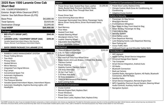 Used 2025 RAM 1500 Laramie w/ Bed Utility Group AWD/4WD image 40