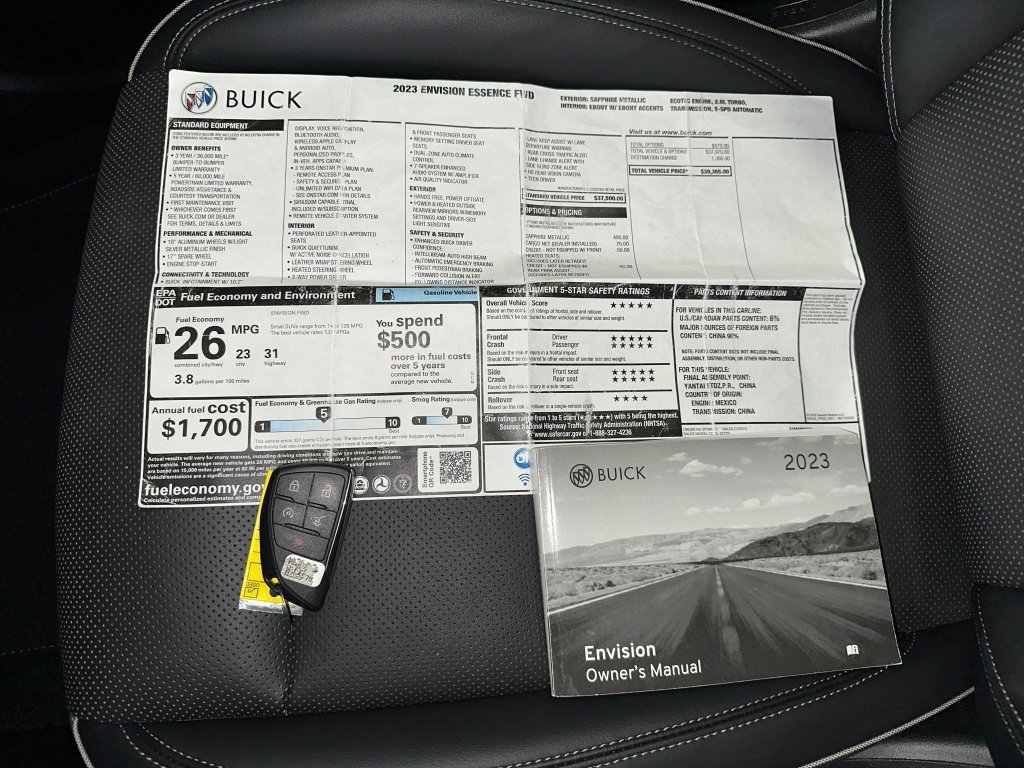 Certified 2023 Buick Envision Essence image 17