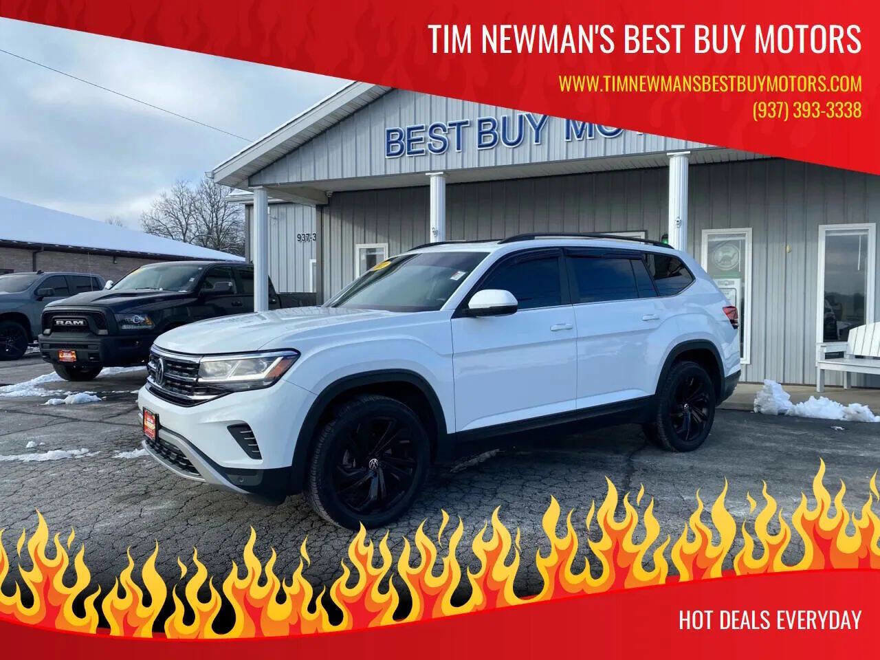 Used 2022 Volkswagen Atlas SE w/ Panoramic Sunroof Package