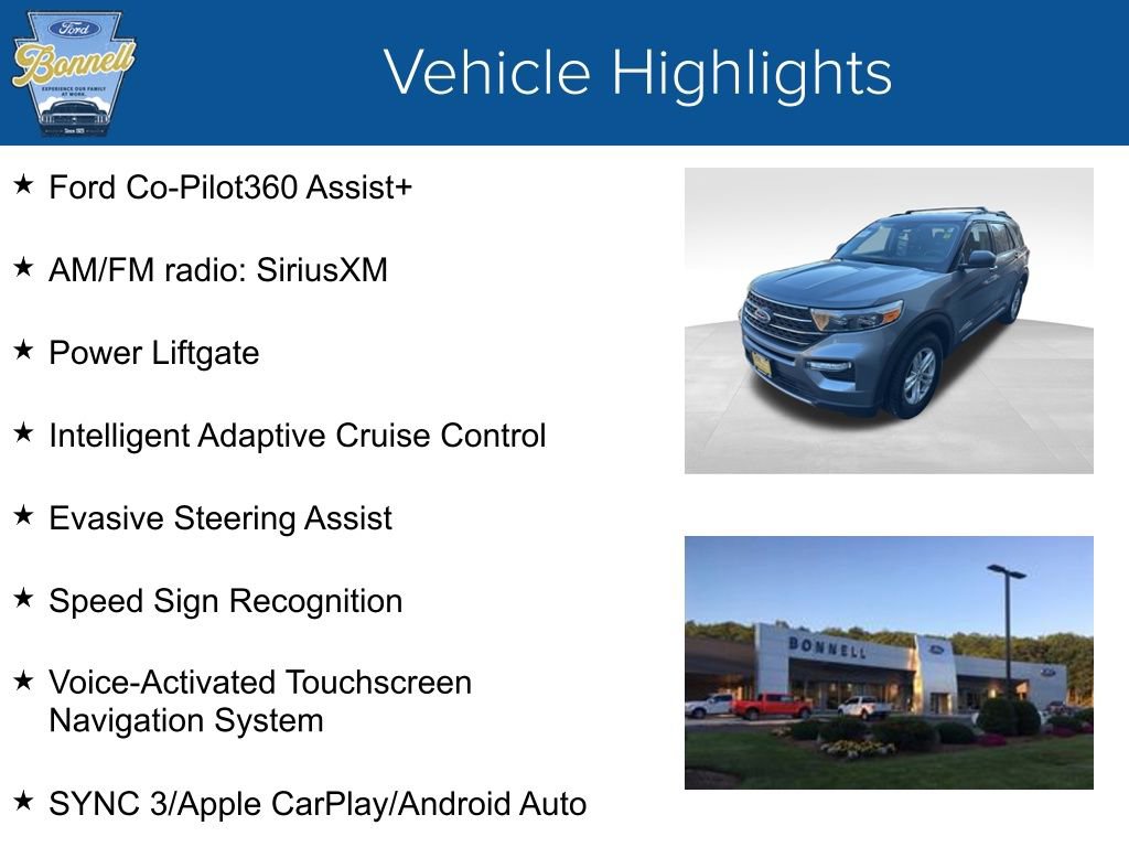 Certified 2022 Ford Explorer XLT w/ Equipment Group 202A image 7