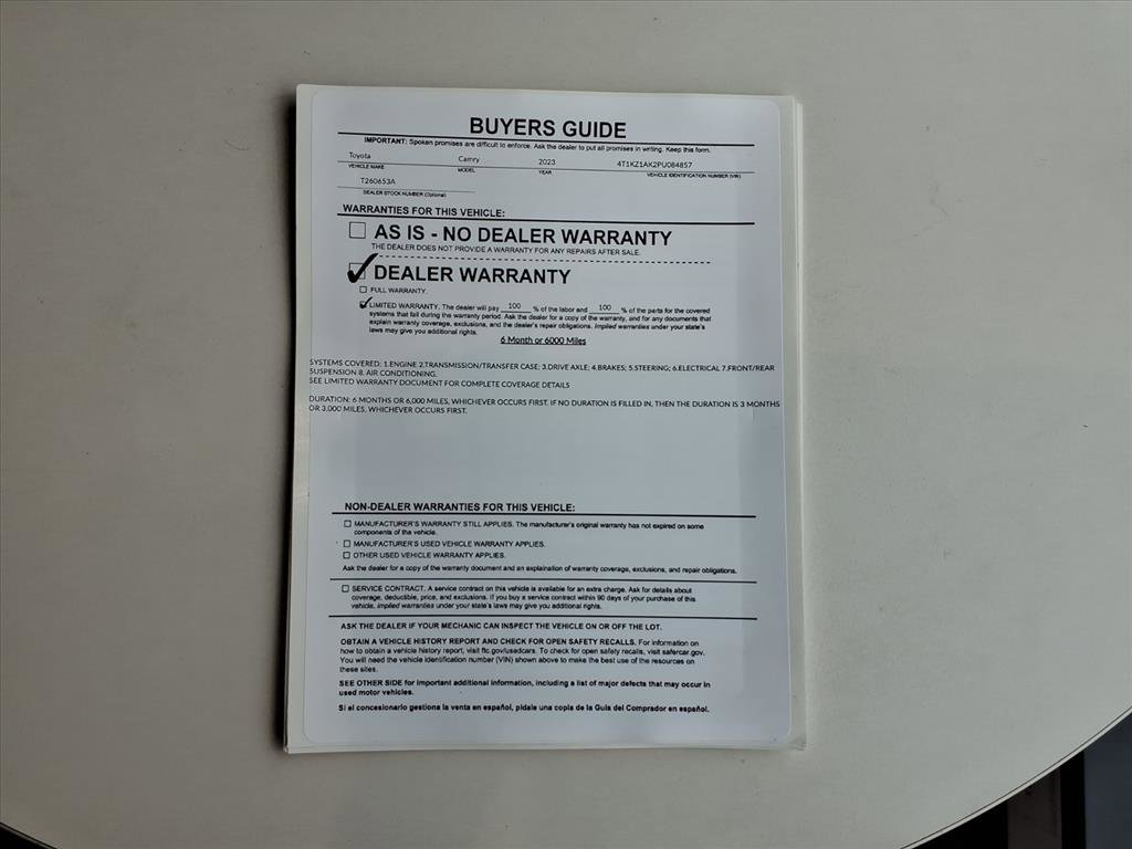 Certified 2023 Toyota Camry TRD w/ TRD Package w/JBL Audio image 35