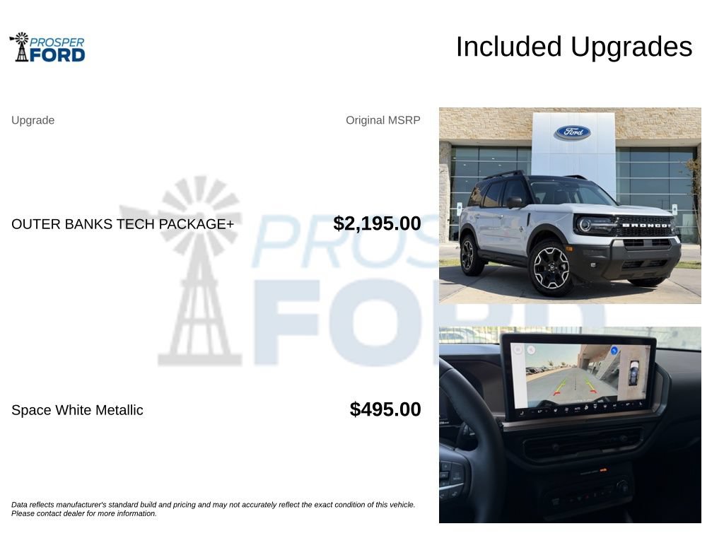 New 2026 Ford Bronco Sport Outer Banks w/ Outer Banks Tech Package+ AWD/4WD image 3