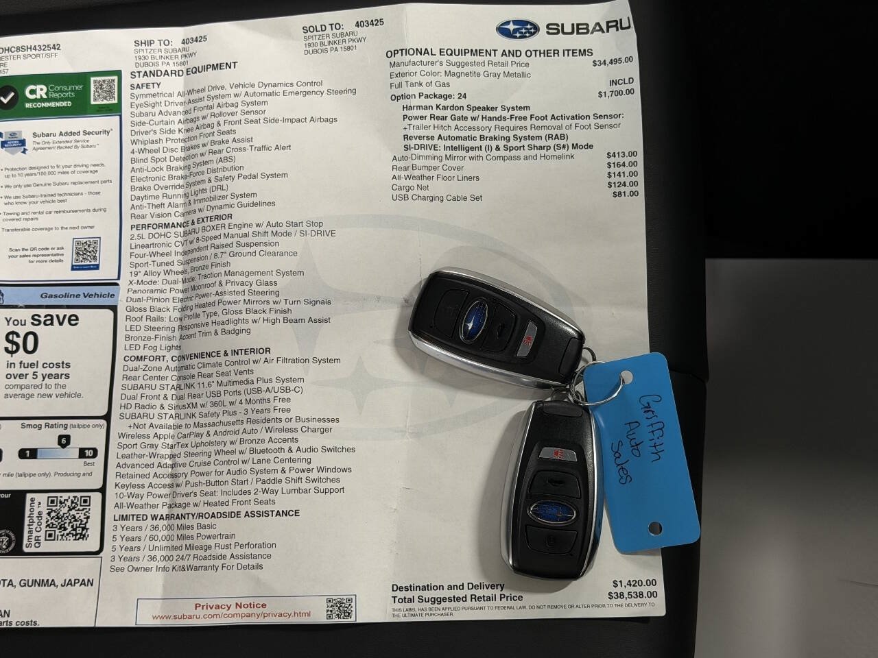 Used 2025 Subaru Forester Sport AWD/4WD image 14