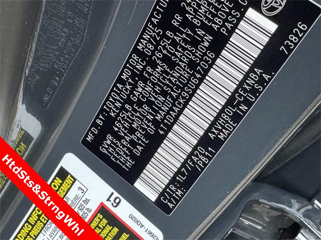 Used 2025 Toyota Camry LE image 25