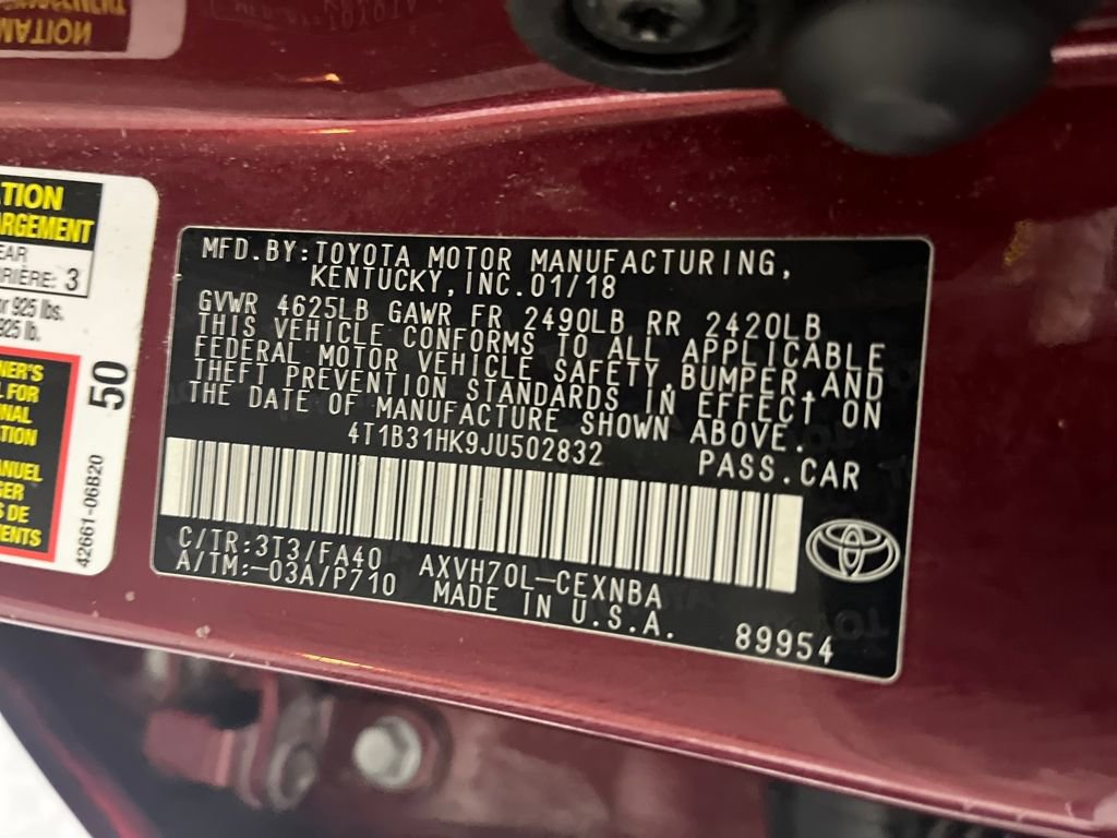 Used 2018 Toyota Camry LE w/ Protection Package (Q2) image 82