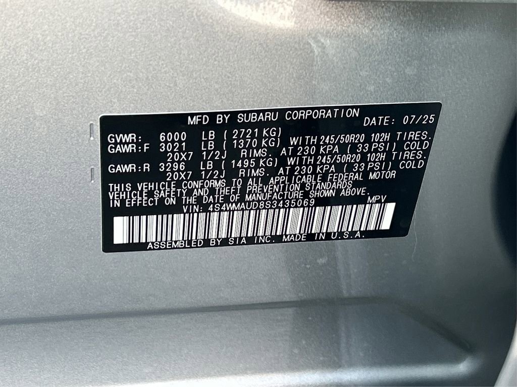 New 2025 Subaru Ascent Touring AWD/4WD image 18