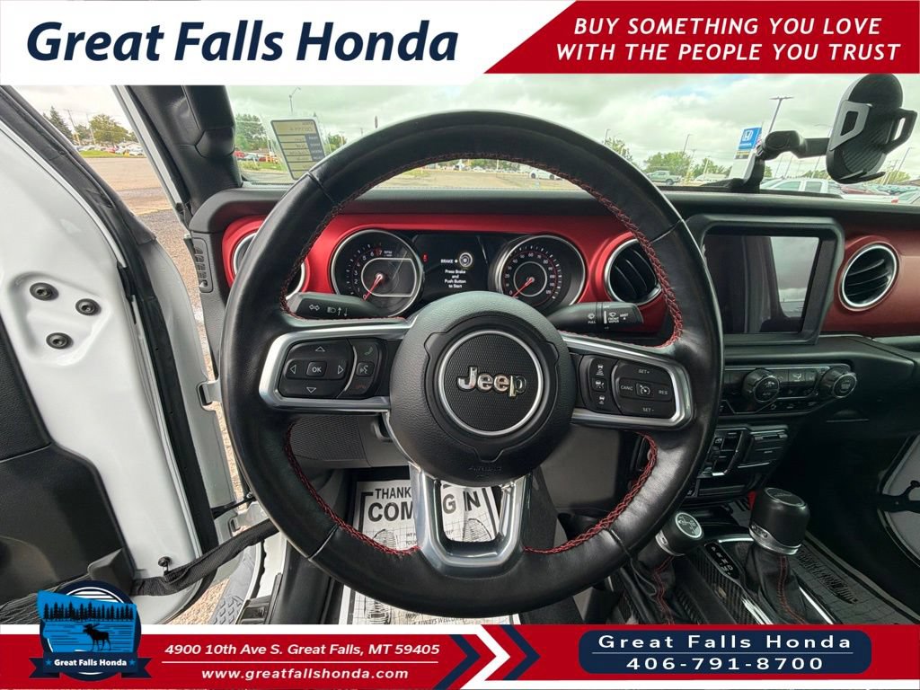 Used 2021 Jeep Gladiator Rubicon w/ Uconnect 4C Nav & Sound Group AWD/4WD image 12