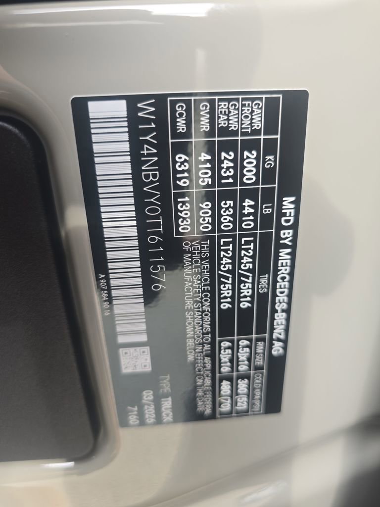 New 2026 Mercedes-Benz Sprinter 144 Cargo image 28