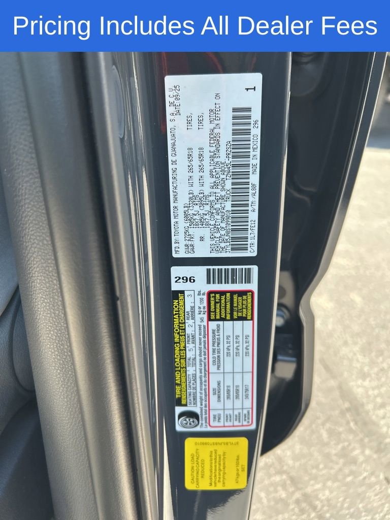 New 2025 Toyota Tacoma TRD Sport AWD/4WD image 4