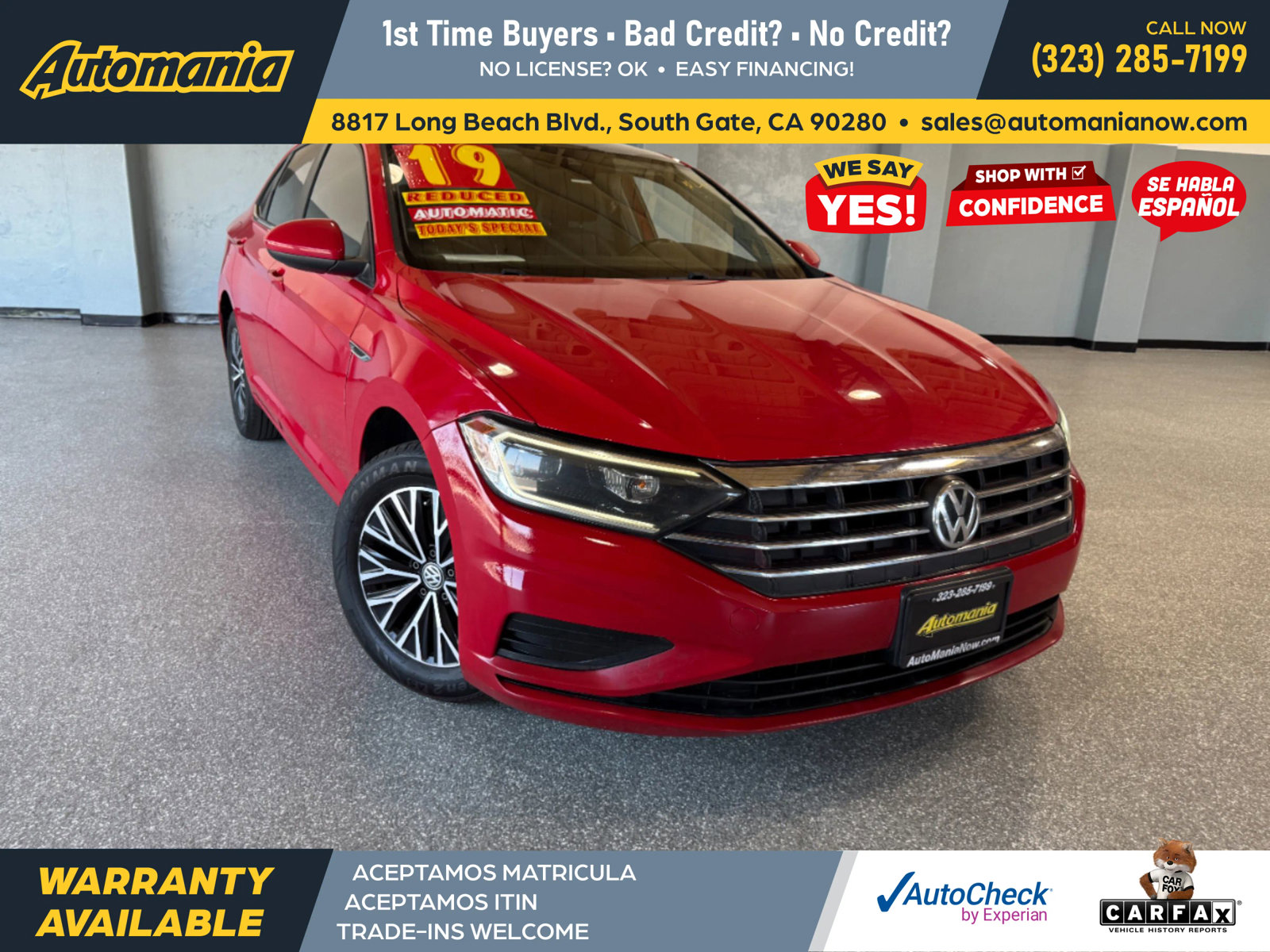 Used 2019 Volkswagen Jetta SEL