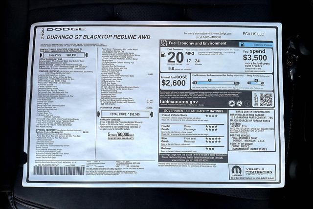 New 2025 Dodge Durango GT image 16