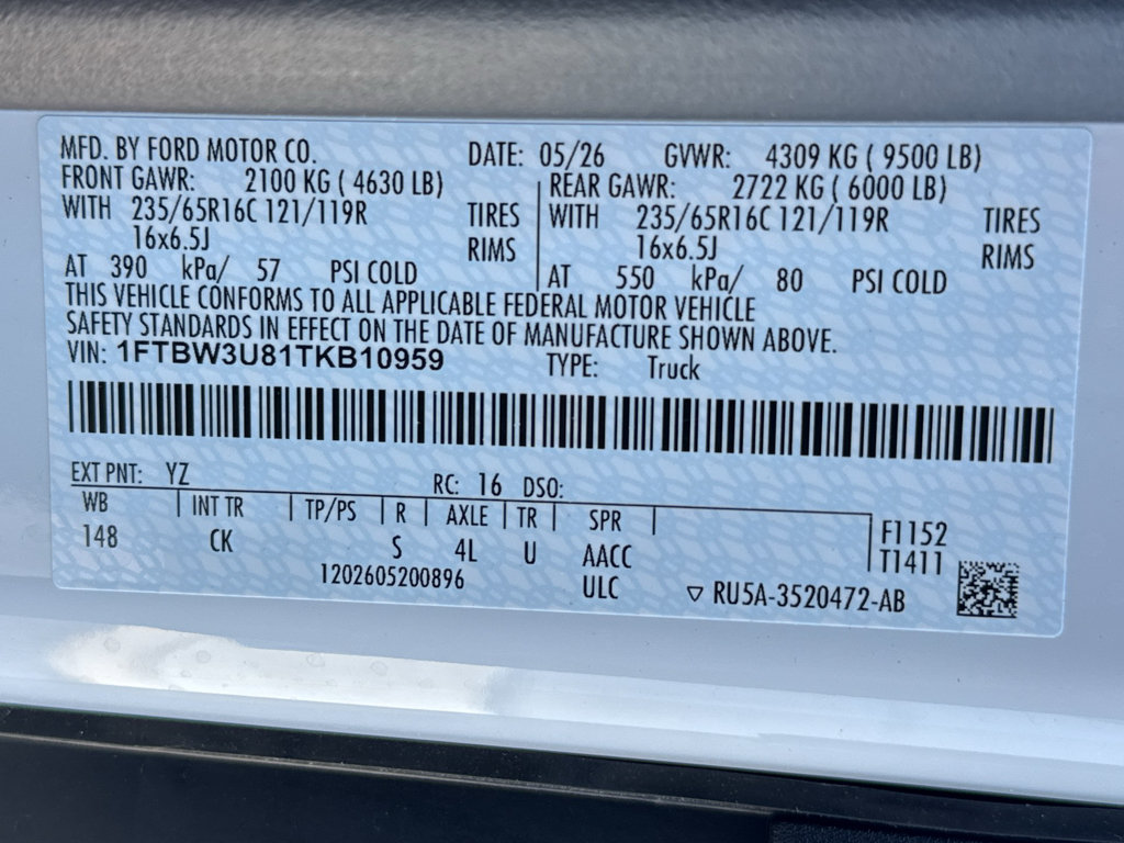 New 2026 Ford Transit 350 148 High Roof Extended AWD image 32