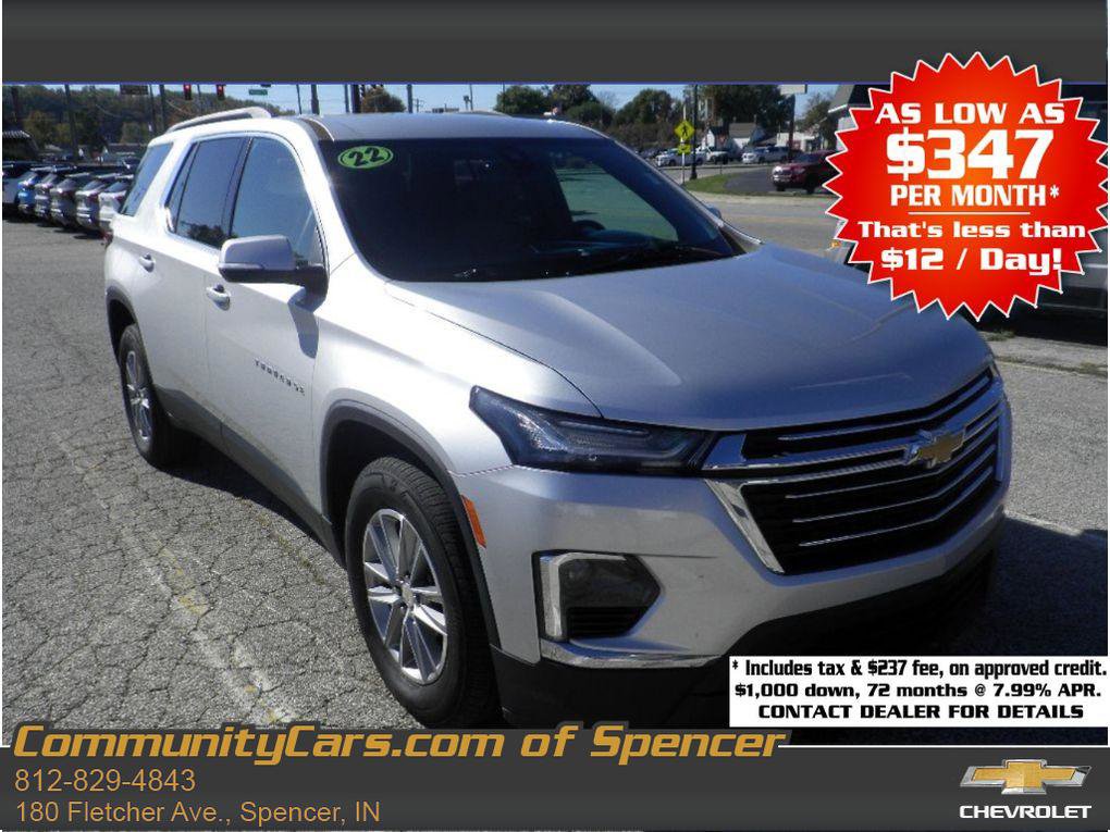 Used 2022 Chevrolet Traverse LT w/ LPO, Cargo Package video 1
